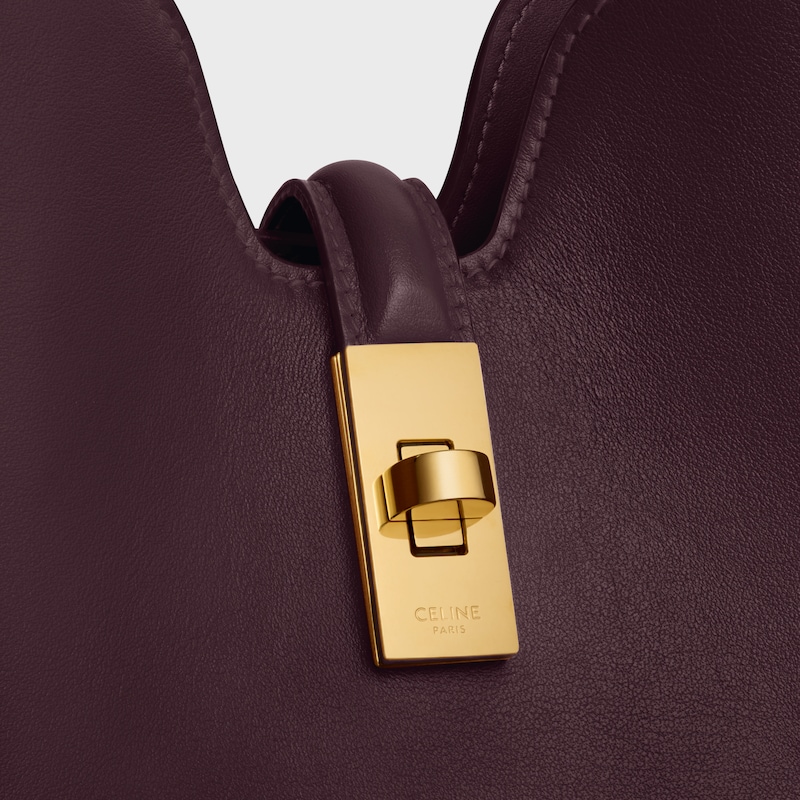 SMALL CAMILLE 16 SOFT BAG IN SMOOTH CALFSKIN - DEEP BURGUNDY - TOP-HANDLE BAGS - 1 | CELINE