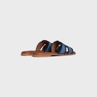 SANDALIA CELINE MARINA CON FLECOS DE DENIM - AZUL -  - 2 | CELINE