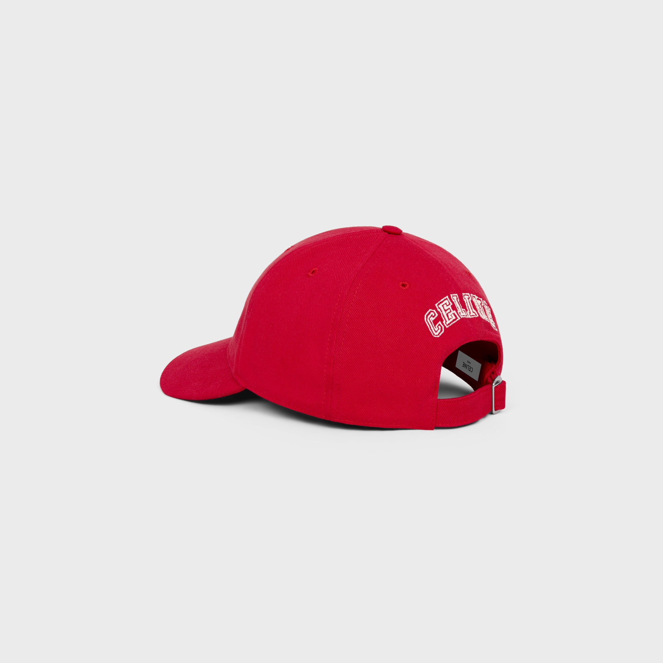 ★Celine★イニシャル ベースボールキャップ / フランネル 16（セーズ） ベースボールキャップ / コットン - CARDINAL RED