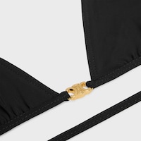 triomphe triangle top IN matte jersey - BLACK -  - 2 | CELINE