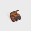 SINGLE WATCH CASE IN TRIOMPHE CANVAS AND CALFSKIN - TAN - CELINE MAISON - 2 | CELINE