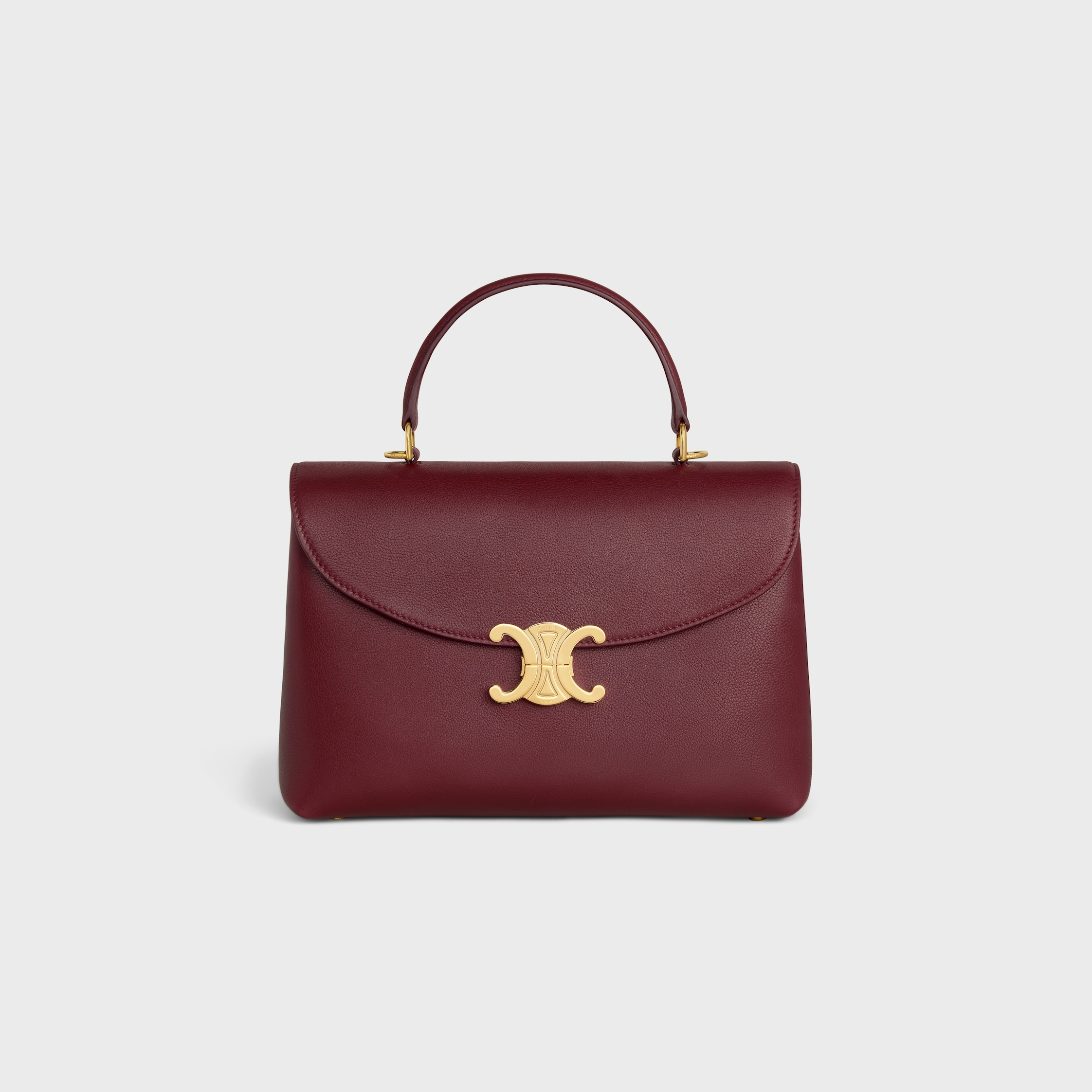 セリーヌ　カバ　スモール　ボルドー MEDIUM NINO BAG IN SUPPLE GRAINED CALFSKIN - LIGHT BURGUNDY | CELINE