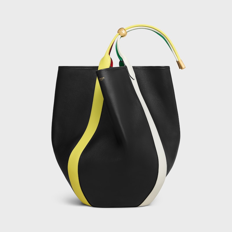 LARGE DROP BUCKET BAG IN SMOOTH CALFSKIN - MULTICOLOR - HOBO AND TOTE BAGS - 1 | CELINE