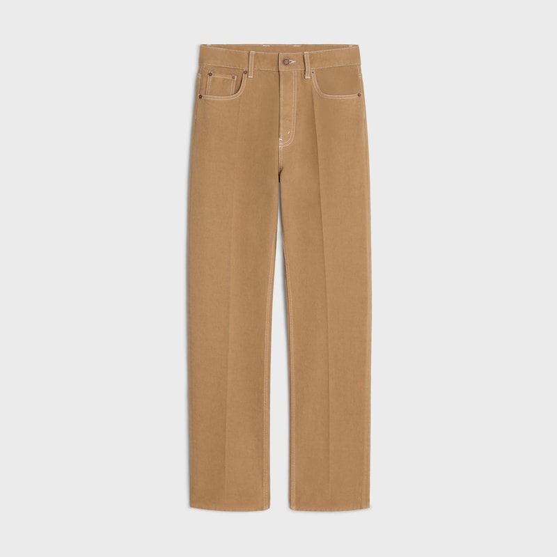 BOYFRIEND 001牛仔褲 - 淺拿鐵色石洗 -  - 1 | CELINE