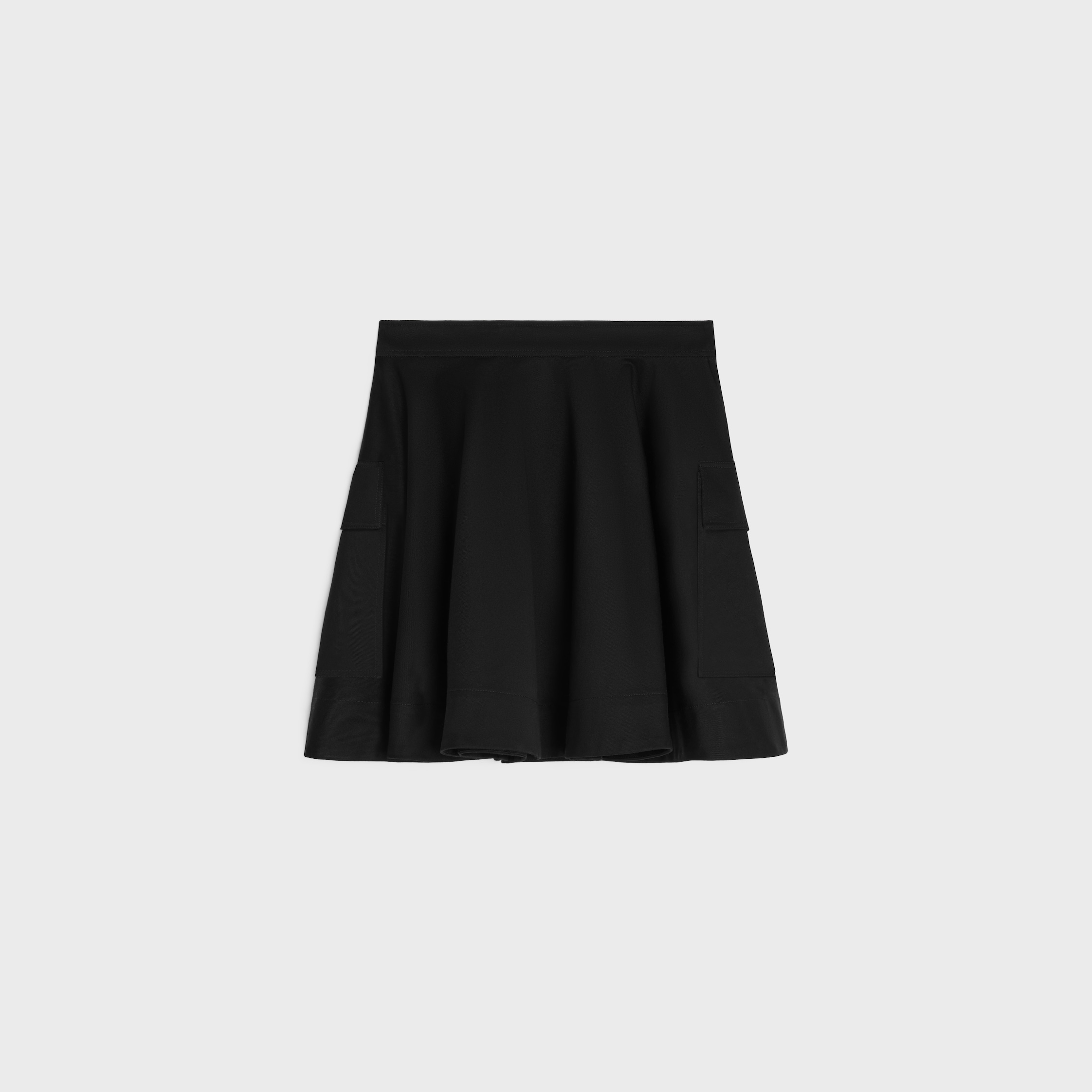 CELINE ブラック キュロットスカート 36 スカート / コットンツイル - ブラック | CELINE