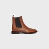 CELINE DONAVAN CHELSEA BOOT WITH BROGUES IN POLISHED BULL - TAN -  - 1 | CELINE