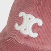 gorra de béisbol triomphe de pana - Rosa empolvado -  - 5 | CELINE