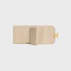 Small Flap Wallet TRIOMPHE IN Shiny calfskin - DEEP IVORY - WALLETS - 4 | CELINE