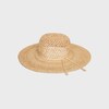 capeline triomphe raphia - Naturel -  - 2 | CELINE