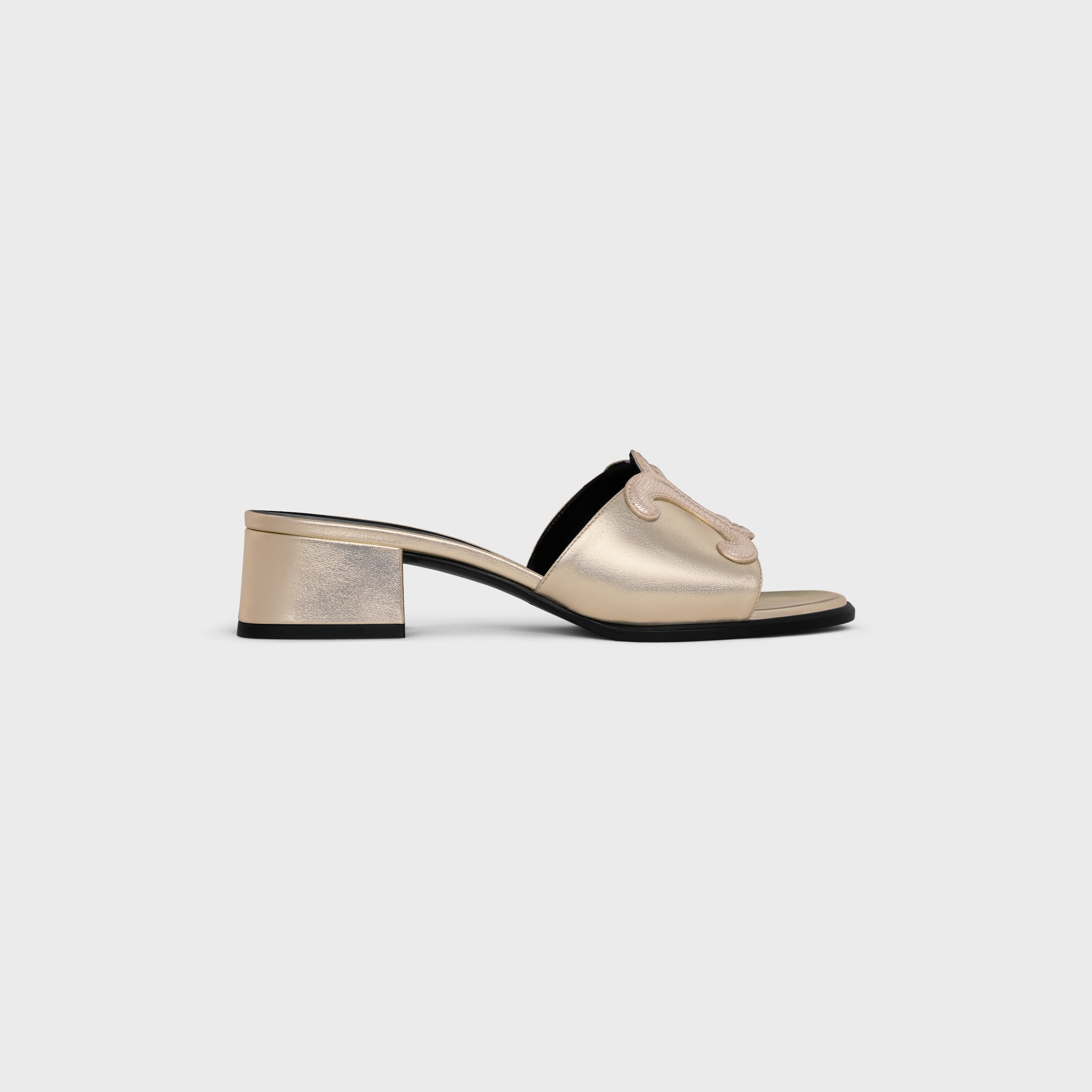 サンダル・ミュール Celine Sandalo Clemence In Pelle CELINE CELINE CLEMENCE MULTI TRIOMPHE SANDAL in GLOSSY