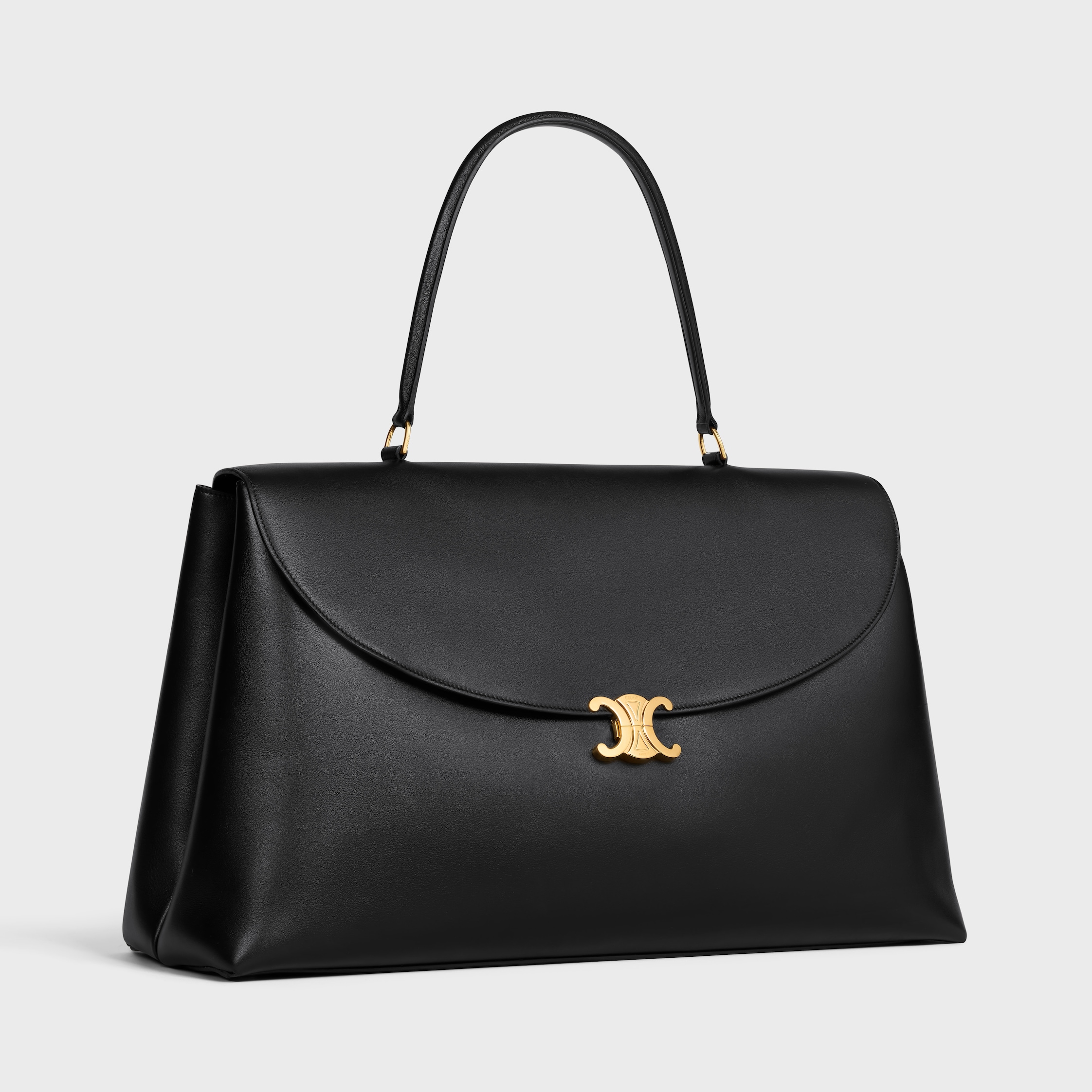 MAXI NINO IN SUPPLE SMOOTH CALFSKIN - BLACK | CELINE