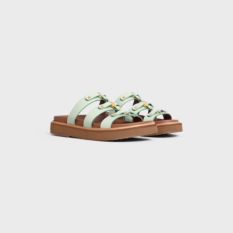 CELINE - TIPPI SLIDE IN CALFSKIN - JADE -  - 1 | CELINE