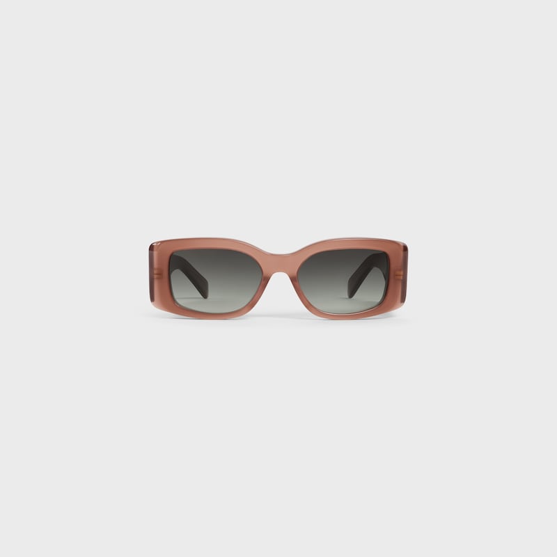 Triomphe XL 01 sunglasses in Acetate - Dark Blush -  - 1 | CELINE