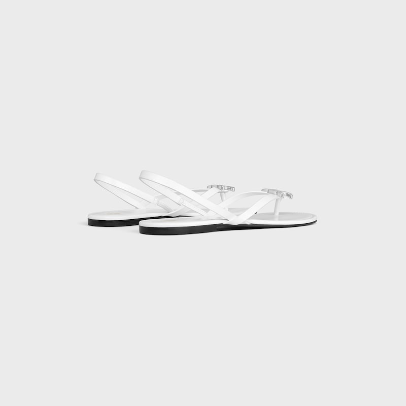 BIKI SANDAL IN CALFSKIN - Ultra White -  - 1 | CELINE