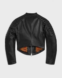 racer jacket IN CALFSKIN - BLACK -  - 2 | CELINE