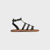 SANDALIA CELINE LYMPIA DE PIEL DE BECERRO - NEGRO -  - 1 | CELINE