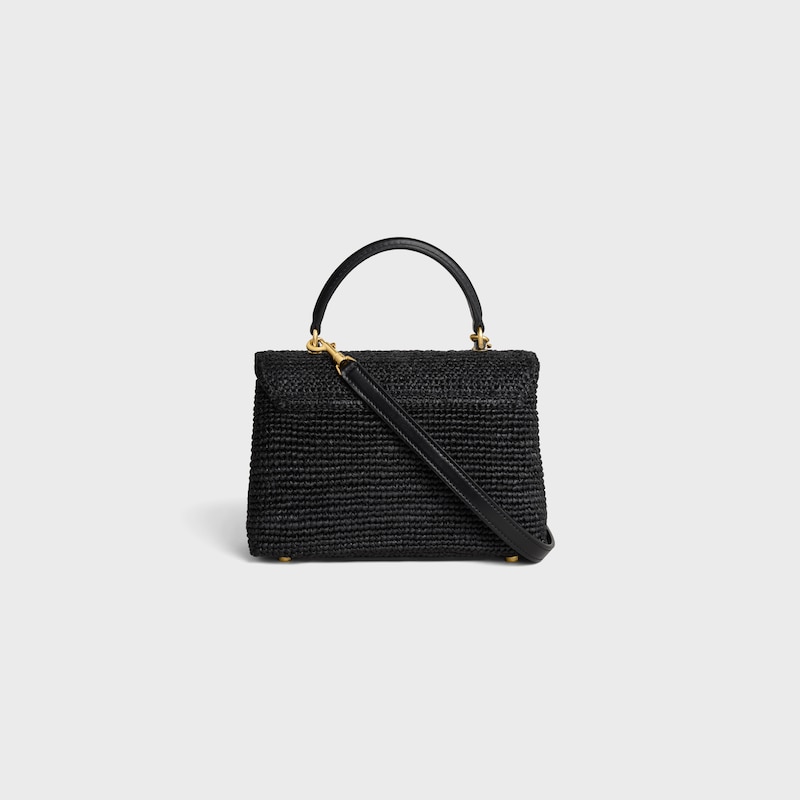 SAC NINO TEEN RAPHIA ET VEAU - Noir - NINO - 1 | CELINE