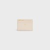 COMPACT WALLET WITH COIN TRIOMPHE in Shiny calfskin - PALE BEIGE - TRIOMPHE - 3 | CELINE