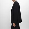 Giacca classica in gabardine di lana - NERO -  - 3 | CELINE