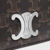 SMALL CROSSBODY BAG TRIOMPHE IN TRIOMPHE CANVAS AND CALFSKIN - BLACK - NEW - 5 | CELINE