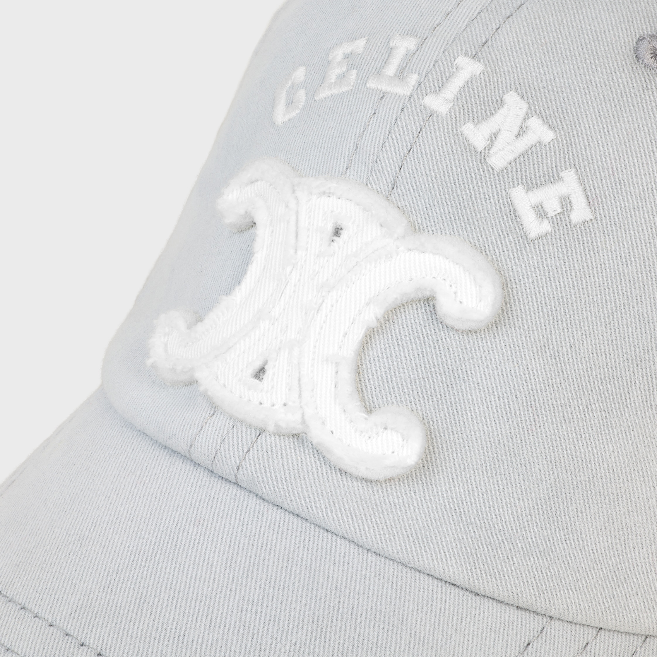 vivienne cap IN light gabardine - FADED GREY | CELINE