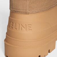 CELINE 라일리 레이스업 부츠 - 캔버스 - 캐러멜 -  - 1 | CELINE