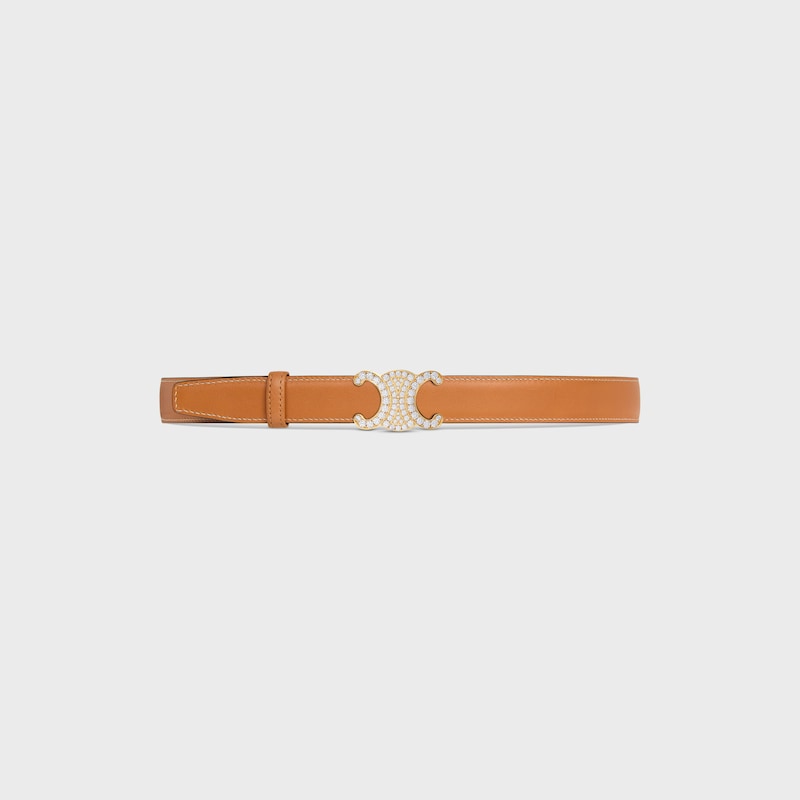 Reversible Strap 25MM IN TAURILLON AND NATURAL CALFSKIN -  -  - 1 | CELINE
