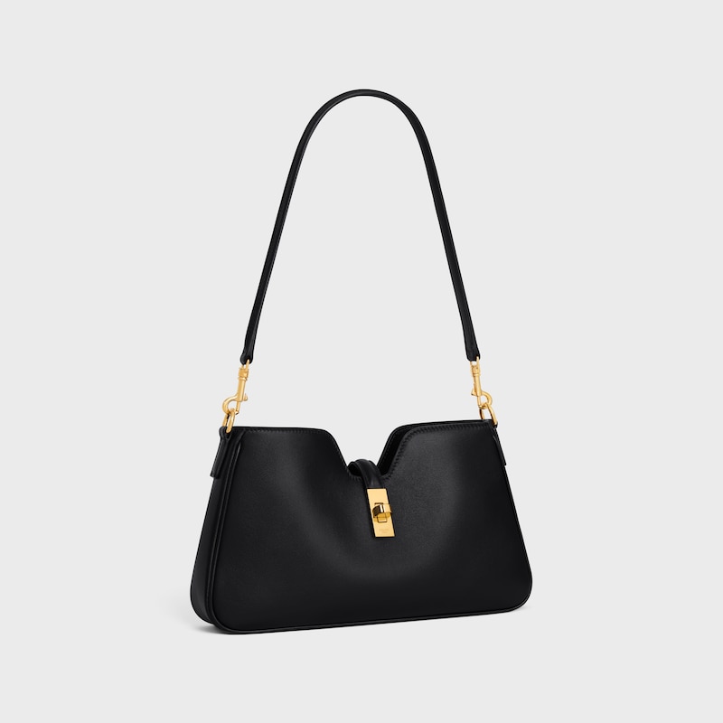 SHOULDER CAMILLE 16 SOFT IN SMOOTH CALFSKIN - BLACK - MORE LINES - 1 | CELINE