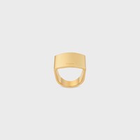 Formes Abstraites 金色飾面金字塔形黃銅戒指 - 金色 -  - 1 | CELINE