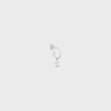 Triomphe de Lys Earring IN Sterling Silver - SILVER - EARRINGS - 2 | CELINE