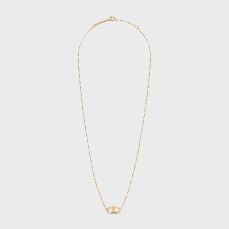 Maillon Triomphe Necklace in Yellow Gold - YELLOW GOLD - NECKLACES - 1 | CELINE