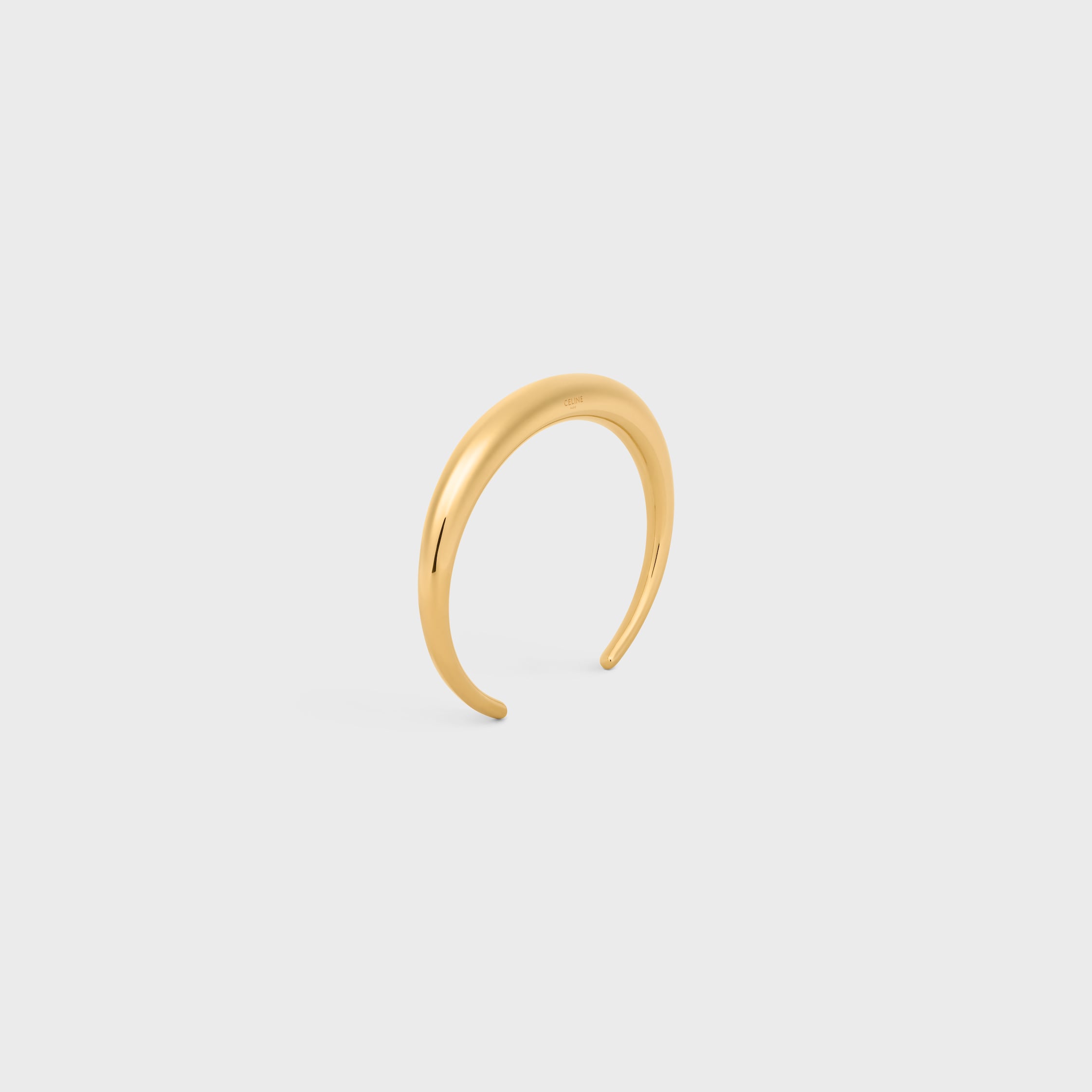 Formes Abstraites Cuff in Brass with Gold Finish - GOLD | CELINE