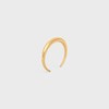 Formes Abstraites Cuff in Brass with Gold Finish - GOLD -  - 2 | CELINE