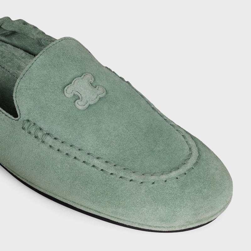 MOCASÍN ADAM DE ANTE DE PIEL DE BECERRO - CELADÓN -  - 1 | CELINE