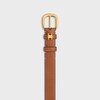 MEDIUM 25MM VIVIENNE BELT IN Natural Calfskin - TAN -  - 3 | CELINE