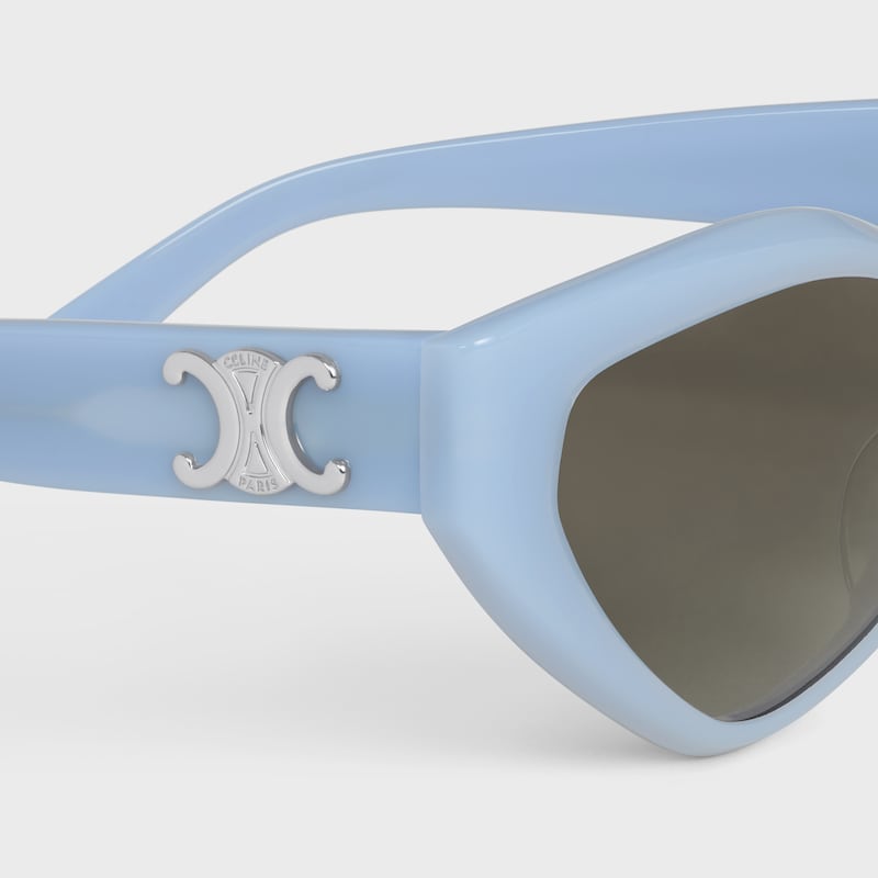 TRIOMPHE 17醋酸酯太陽眼鏡 - MILKY AZURE -  - 1 | CELINE