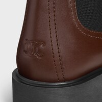 CELINE - MARGARET CHELSEA BOOT in Calfskin - DARK BROWN -  - 1 | CELINE