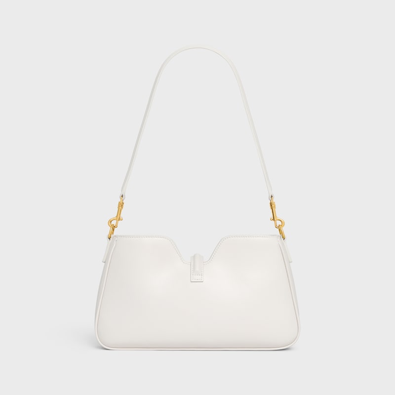 SHOULDER CAMILLE 16 SOFT IN SMOOTH CALFSKIN - RICE - MORE LINES - 1 | CELINE