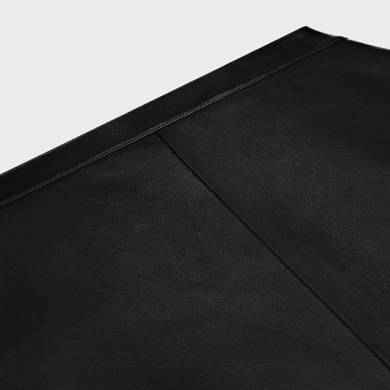 jupe crayon agneau souple - Noir -  - 1 | CELINE