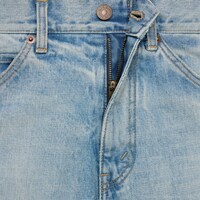 dylan flared jeans in rider wash denim - RIDER WASH -  - 1 | CELINE