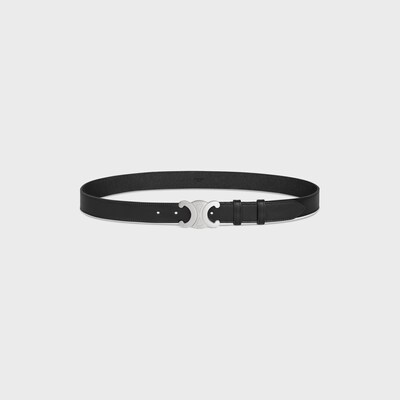 라지 30MM 트리옹프 벨트 - 빈티지 카프스킨 - 블랙 -  - tileIndex | CELINE