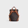 MOCHILA CELINE BONNIE DE LONA TRIOMPHE Y PIEL DE BECERRO - TOSTADO - IONA TRIOMPHE - 3 | CELINE