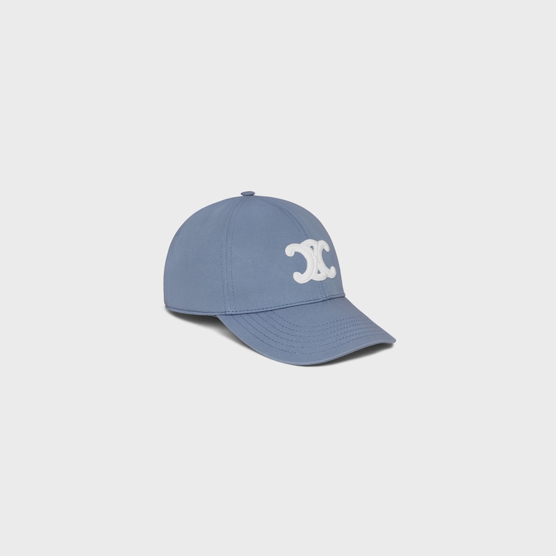 triomphe baseball cap IN cotton gabardine - PERIWINKLE BLUE -  - 1 | CELINE