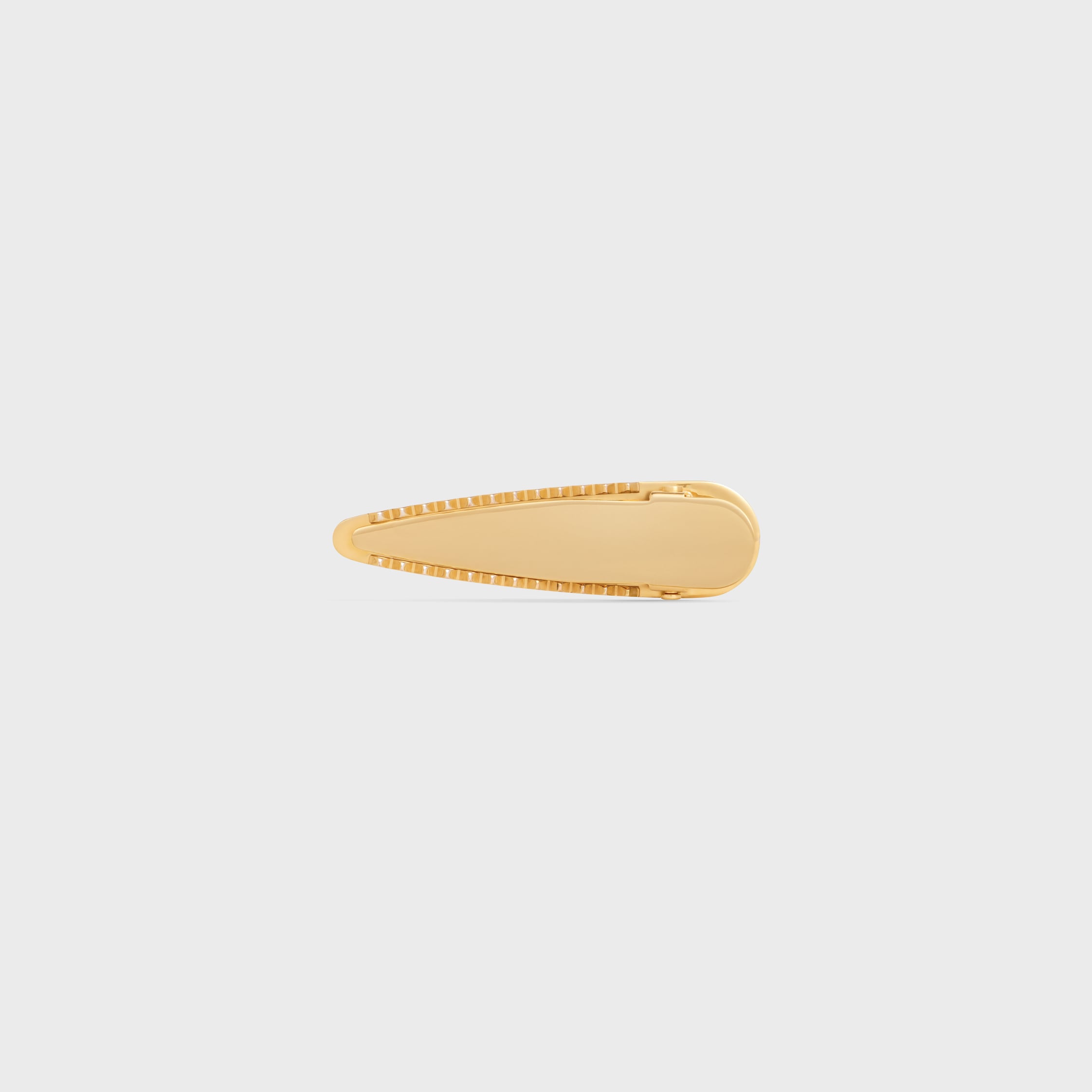 CELINE HAIR CLIP IN BRASS WITH GOLD FINISH, STEEL AND ZAMAK - GOLD