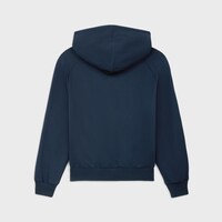 Celine船錨棉質抓絨70年代風格連帽衫 - 海軍藍 / 奶白色 -  - 2 | CELINE