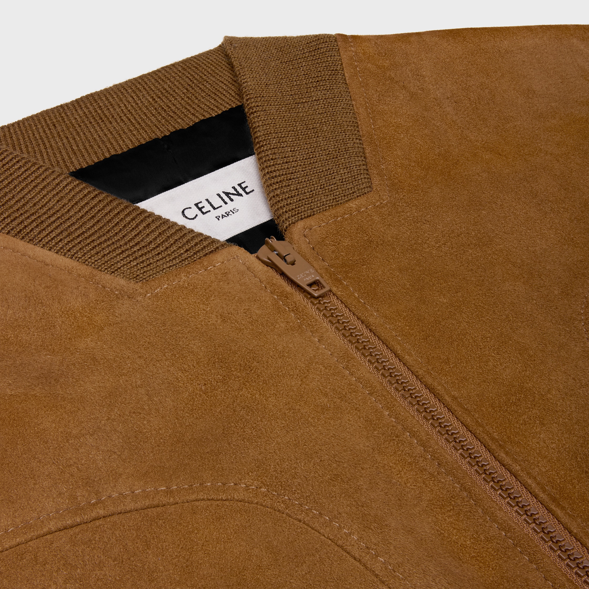 ブルゾン CELINE | MULTI-BUTTON JACKET IN SUEDE CARAMEL 2F426050L.04CA jacket in suede - CARAMEL | CELINE