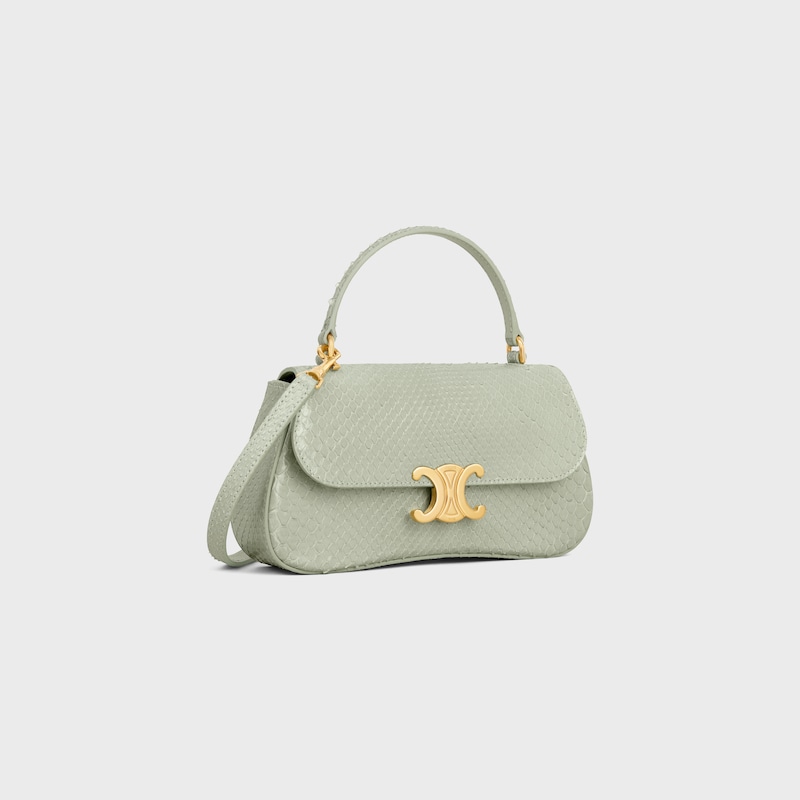 TEEN CELINE LOLA in PYTHON - LIGHT CLAY - MORE LINES - 1 | CELINE