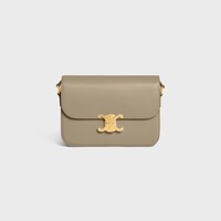 CLASSIQUE TRIOMPHE BAG IN shiny calfskin - Modern Taupe - NEW - 1 | CELINE