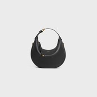Sac Celine Lulu Teen veau grainé - Noir - SACS À L'ÉPAULE - 1 | CELINE