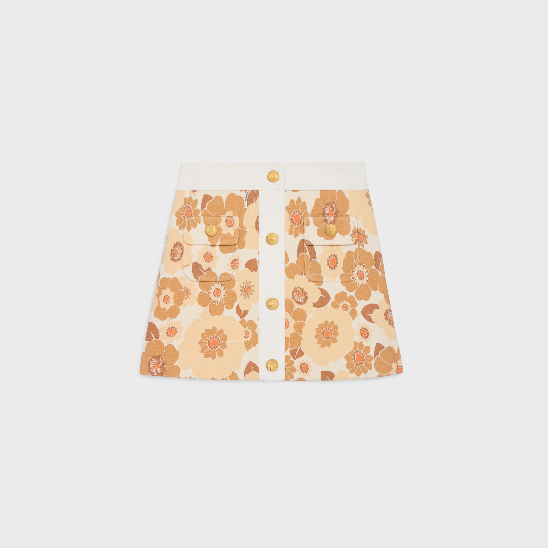 【高級感あふれる】CELINE トラペーズ ミニスカート ウール トラペーズ ミニスカート / ウールジャージー - | CELINE | セリーヌ